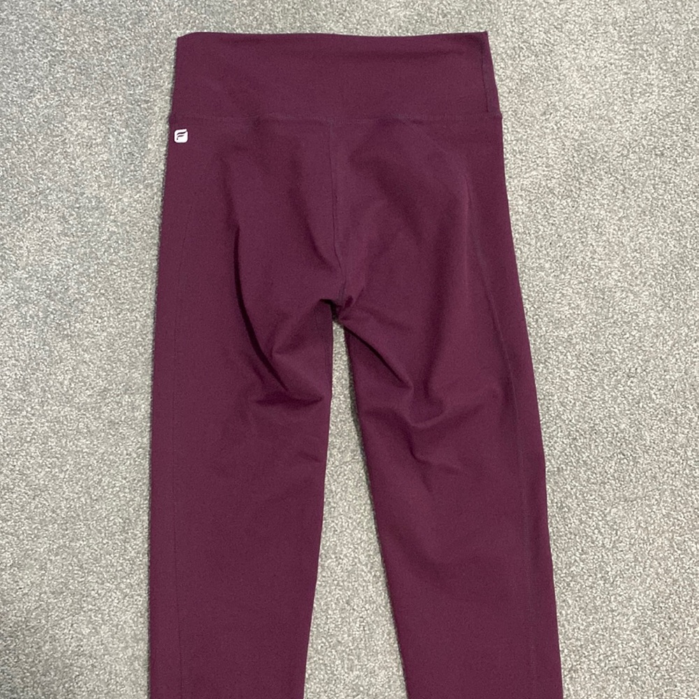 Fabletics Burgundy Workout Leggings